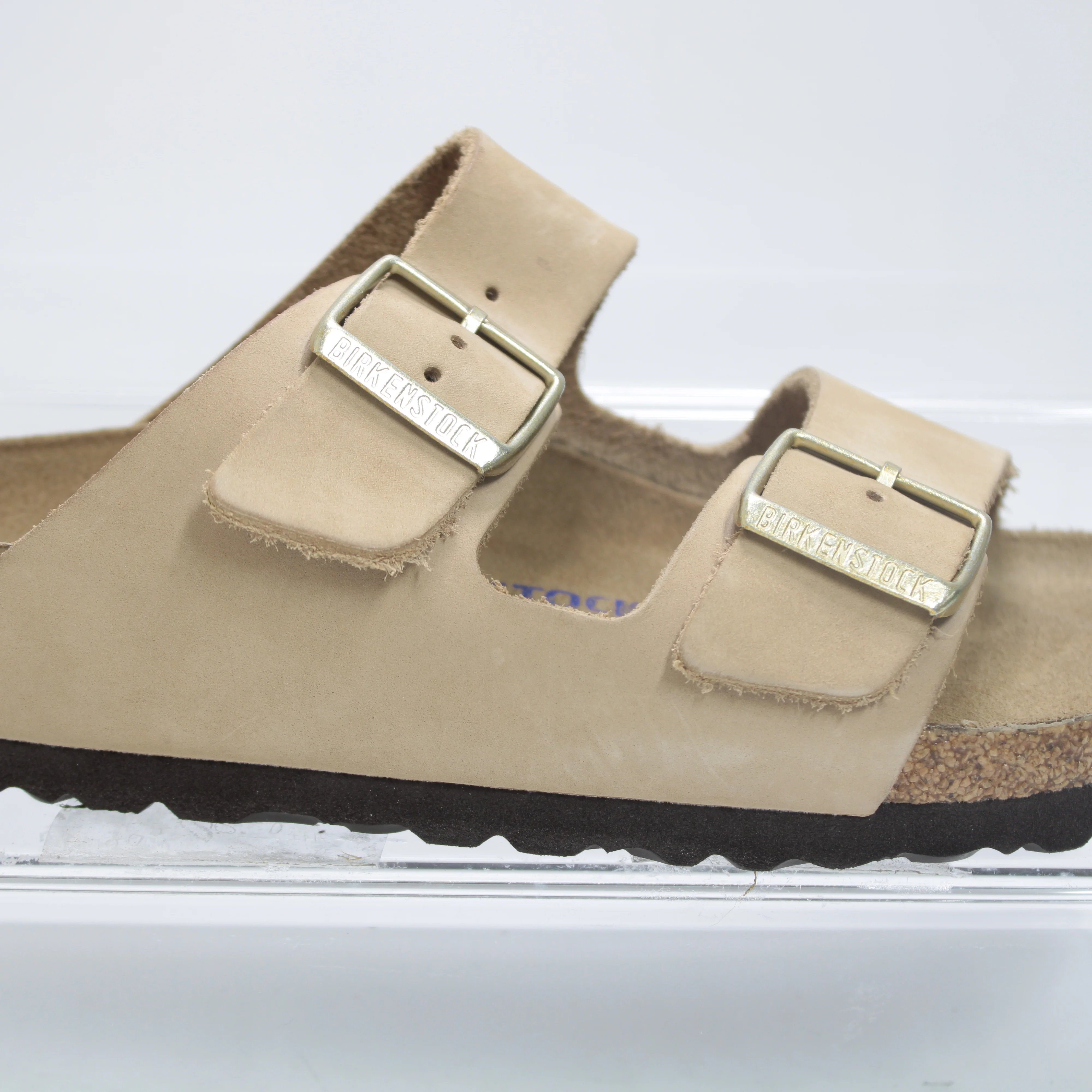 Womens Birkenstock Arizona Two Strap Sandcastle Uk Size 5.5 - Image 5