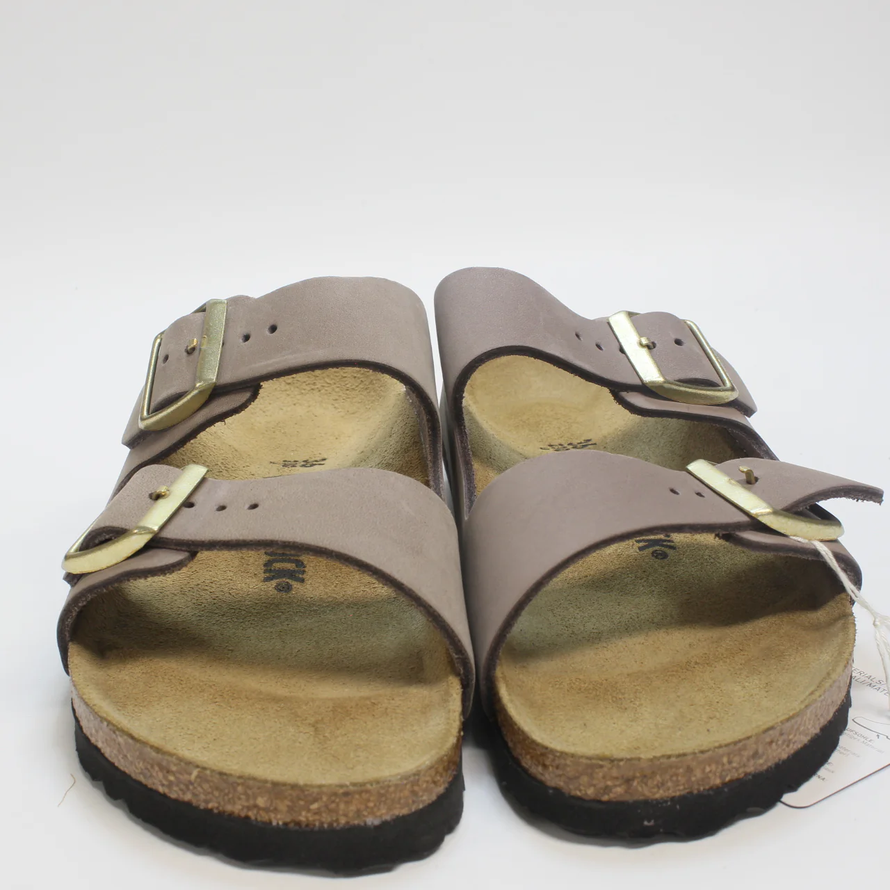 Womens Birkenstock Arizona Two Strap Sandals Faded Purple Nubuck Uk Size 3.5 - Image 2