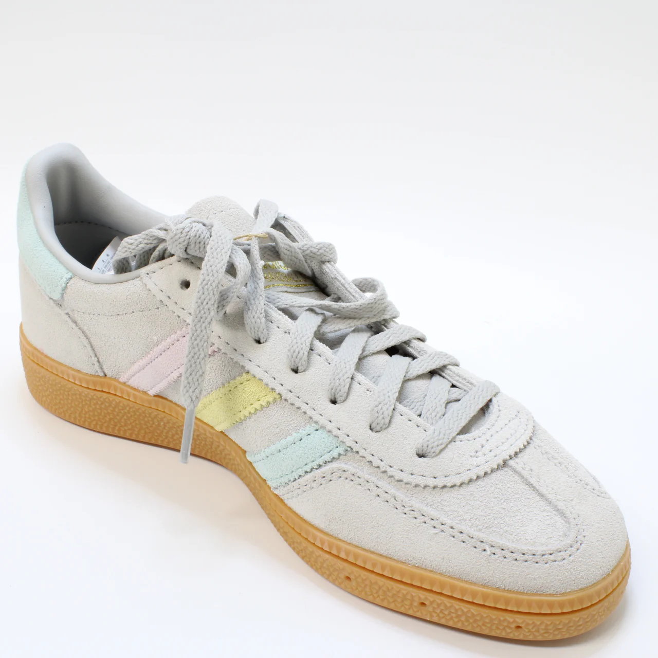Womens Adidas Handball Spezial Trainers Grey Almost Pink Gum Uk Size 5 - Image 5