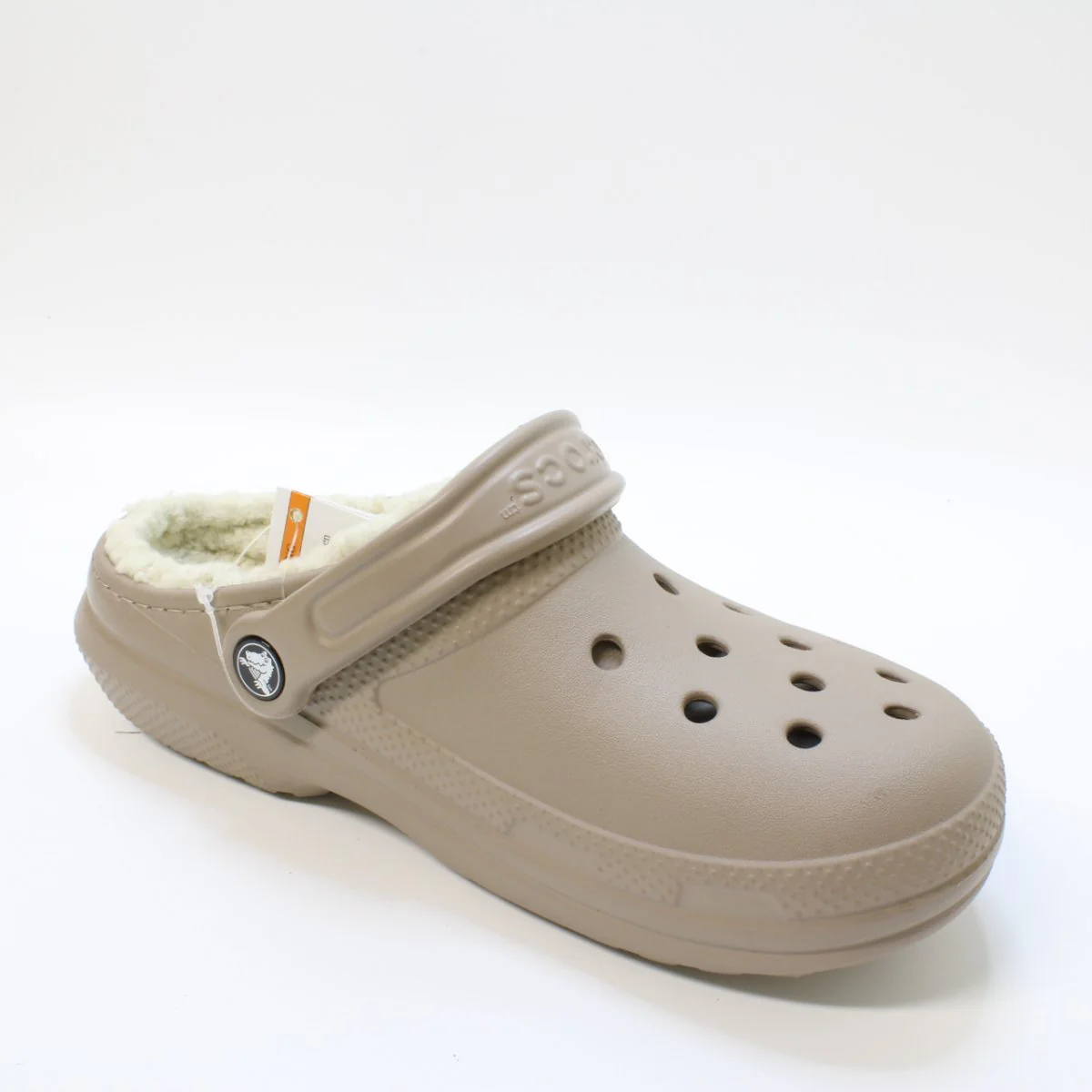 Womens Crocs Classic Lined Croc Mushroom Bone UK Size 5 - Image 5