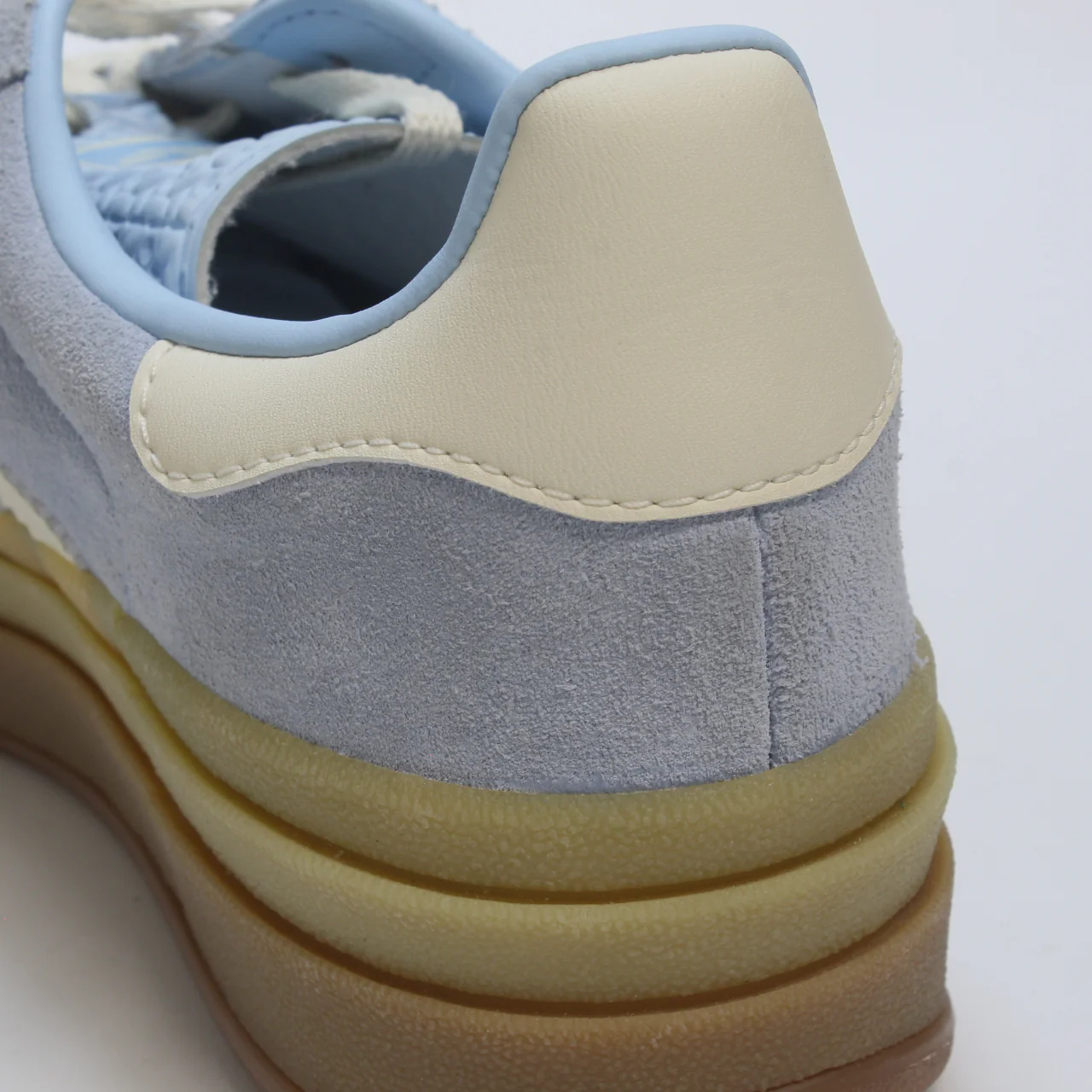 adidas Gazelle Bold W Trainers Clear Sky Cream White Gold Metallic Uk Size 5 - Image 5