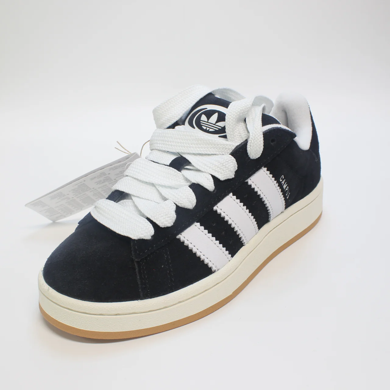 Mens Adidas Campus 00'S Black White Off White Uk Size 4 - Image 6