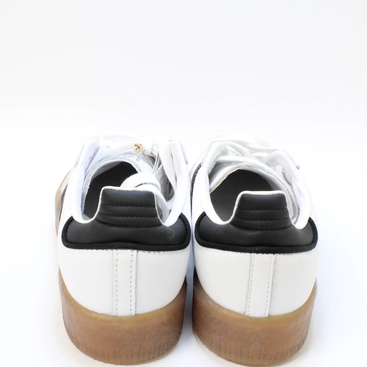 adidas Sambae White Core Black Gold Metallic Uk Size 5 - Image 3