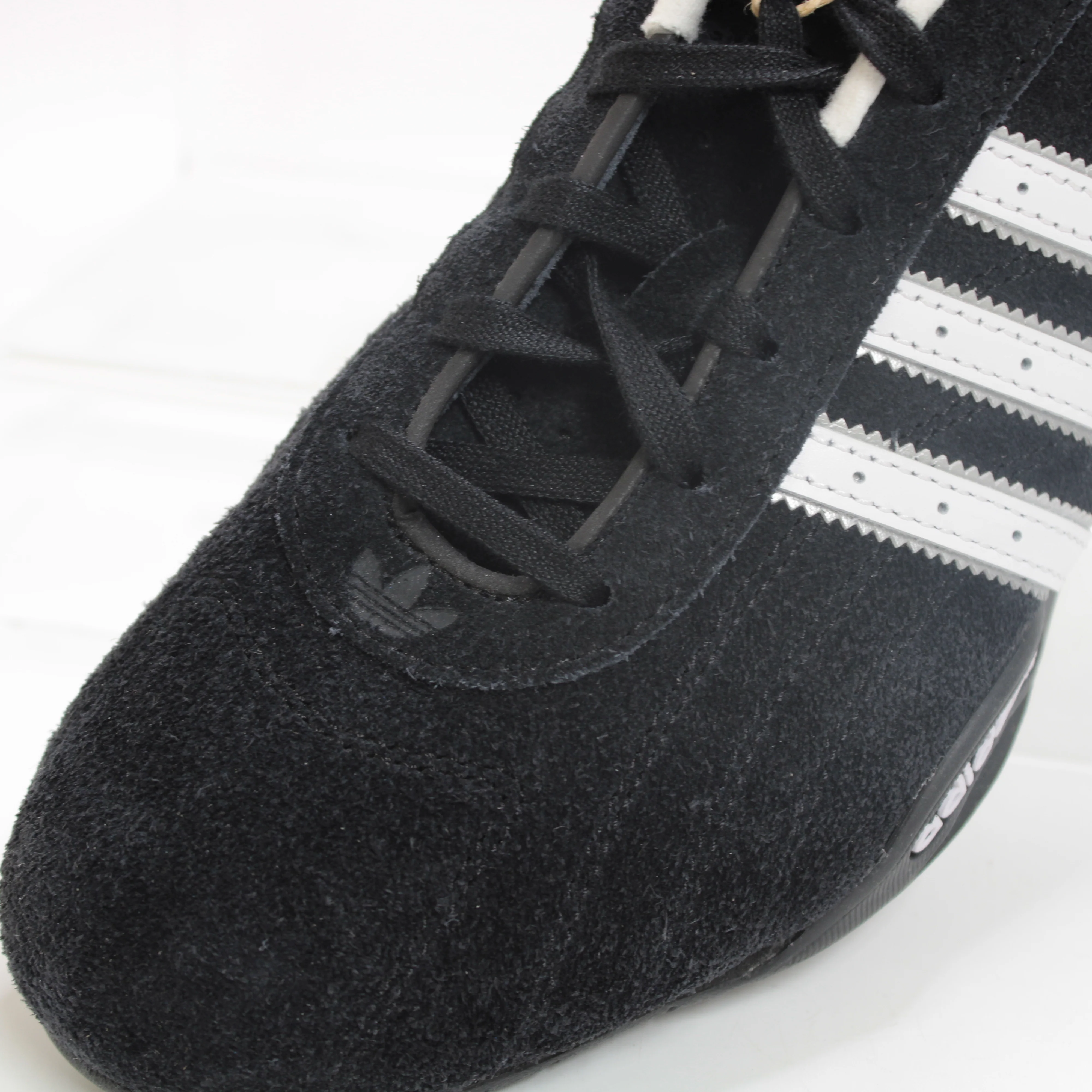 Womens Adidas Adiracer Lo Trainers Core Black White Silver Metallic Uk Size 5.5 - Image 6
