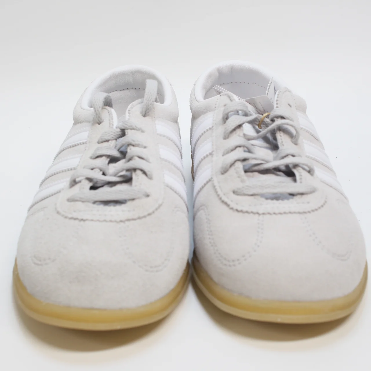 adidas Gazelle Lo Pro Trainers Grey White Gum Uk Size 4.5 - Image 2