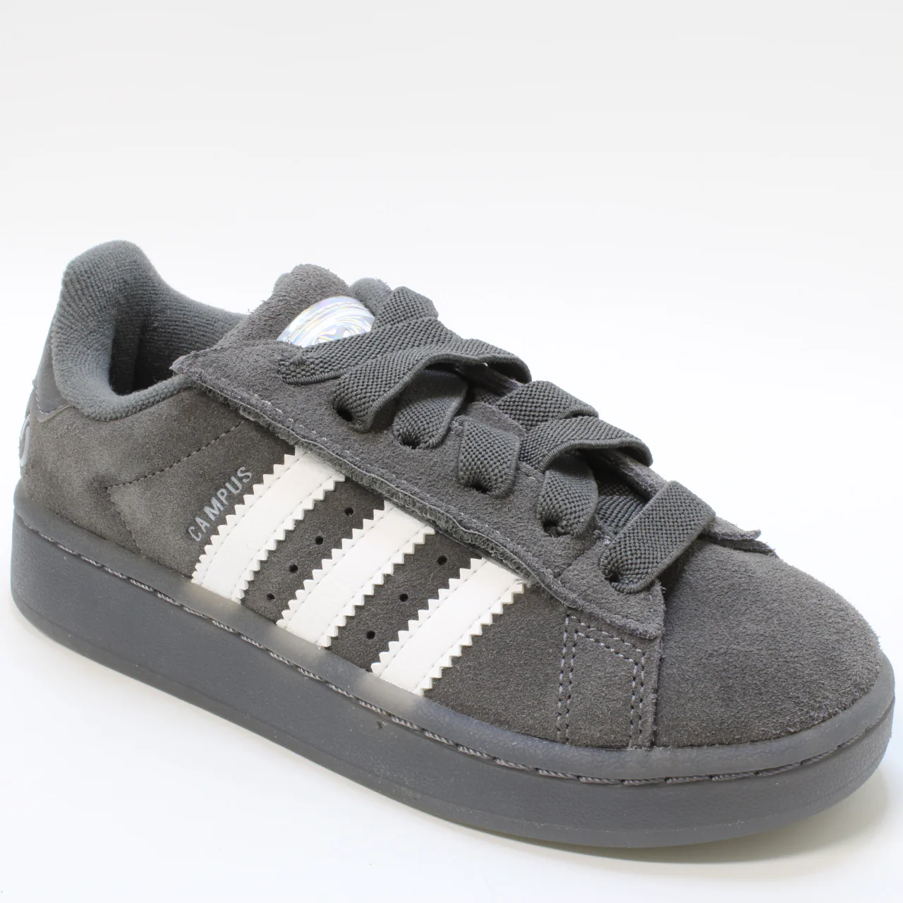 Kids adidas Campus Led Light Trainers Black Grey White Uk Size 13 Youth - Image 4