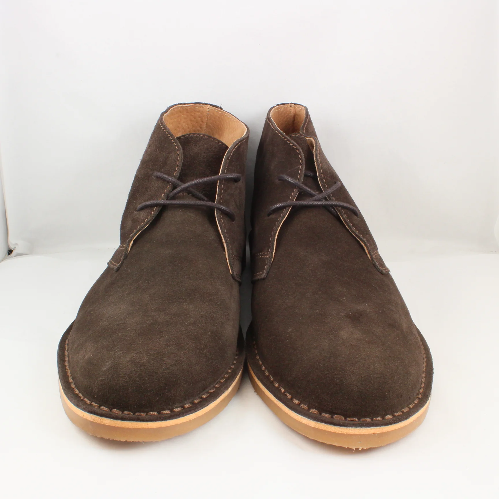 Mens OFFICE Fahrenheit Boots Chocolate Suede - Image 2