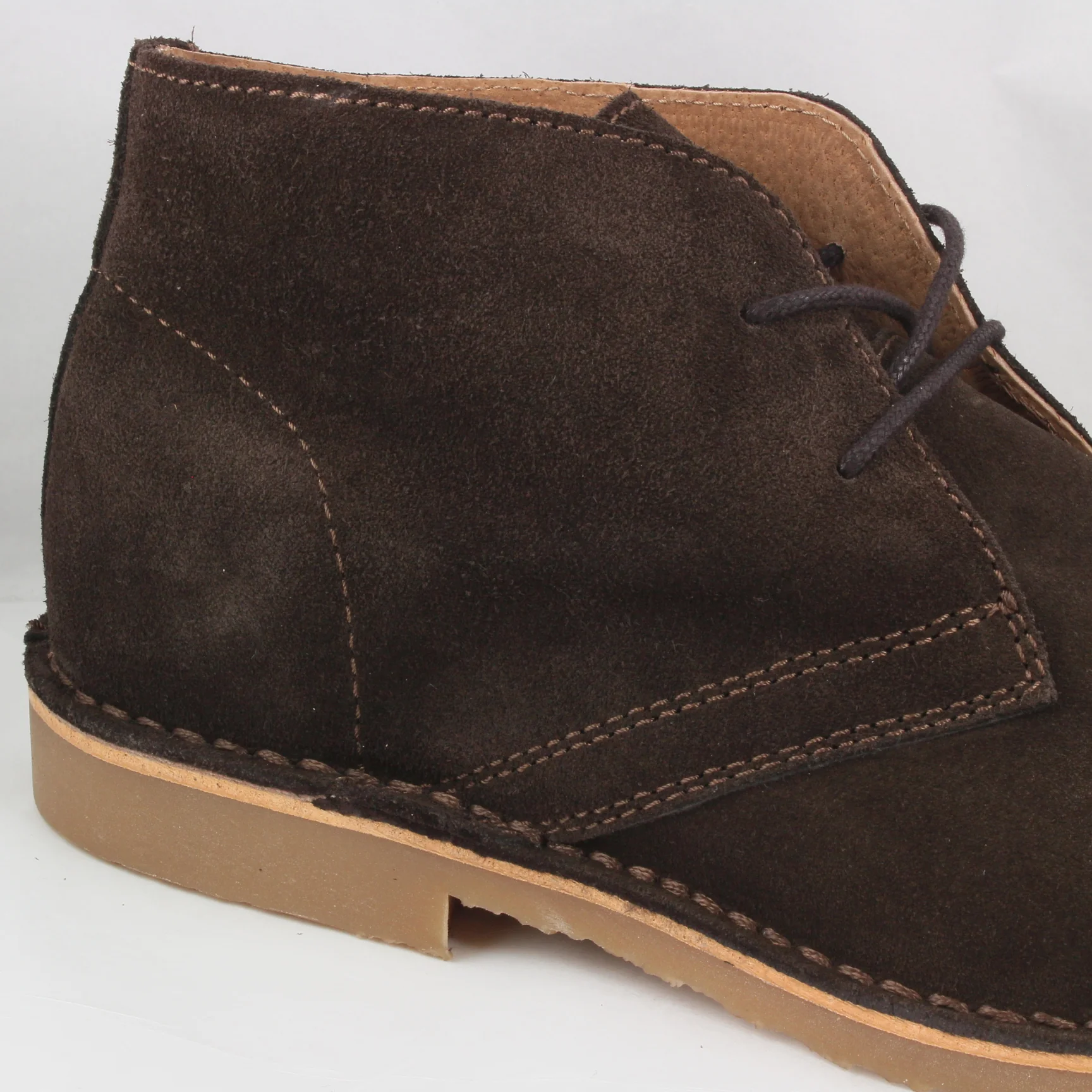 Mens OFFICE Fahrenheit Boots Chocolate Suede - Image 3