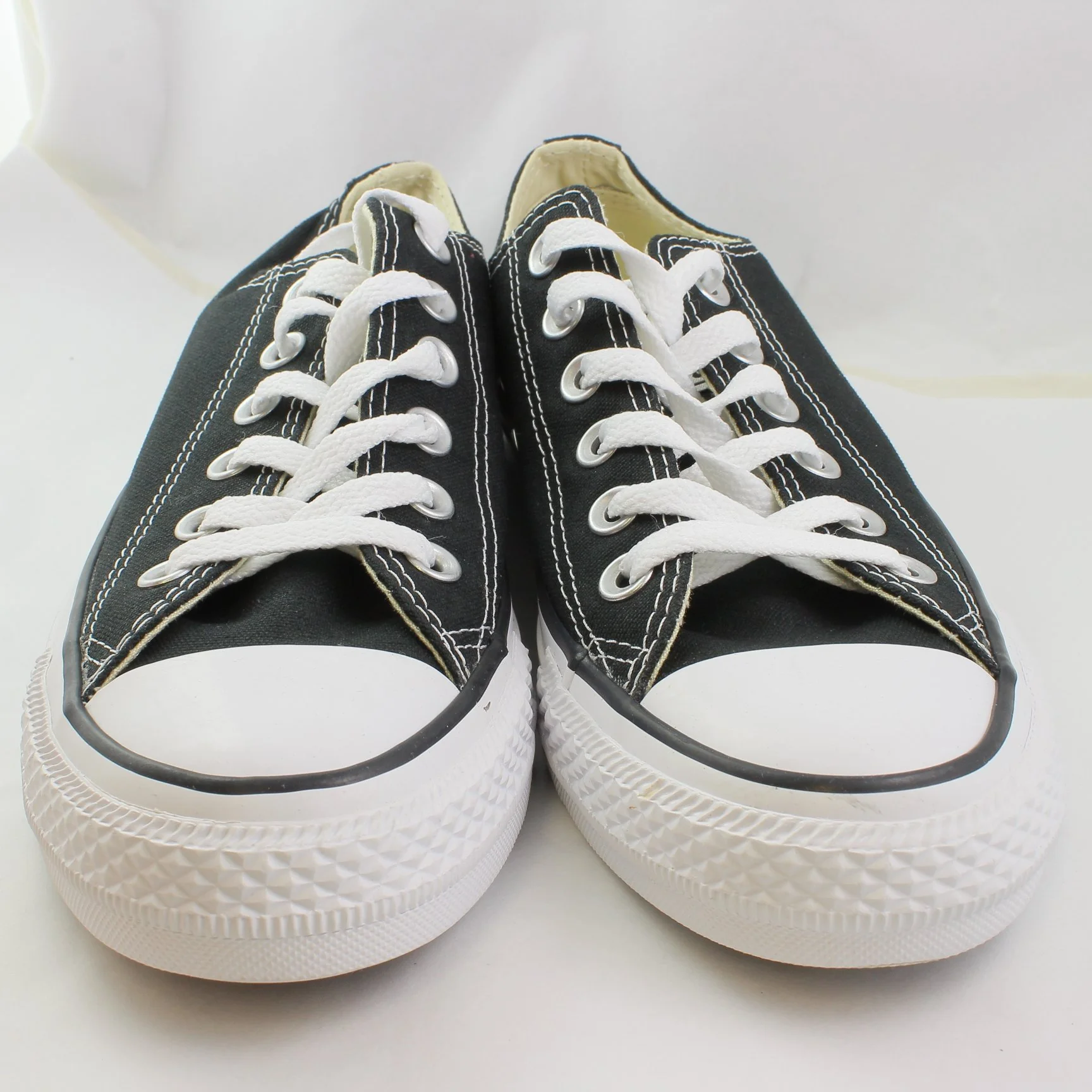 Converse All Star Low Black Canvas Trainers - Image 2