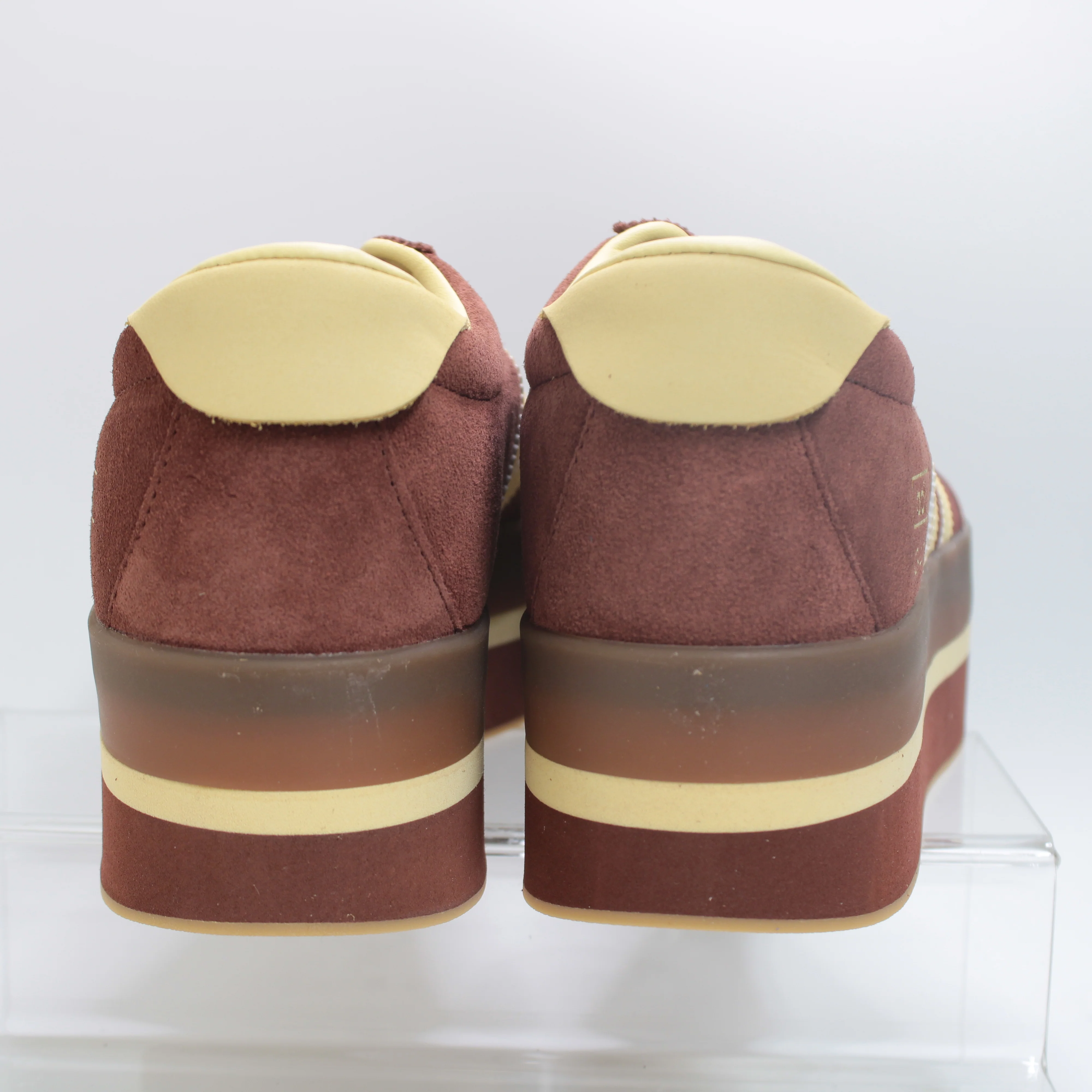 adidas Gazelle Stack Trainers Fox Brown Orange Tint Gum - Image 3